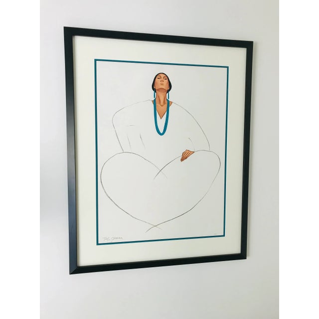 Printmaking Materials R C Gorman Original Lithograph “Proud Lady” For Sale - Image 7 of 12