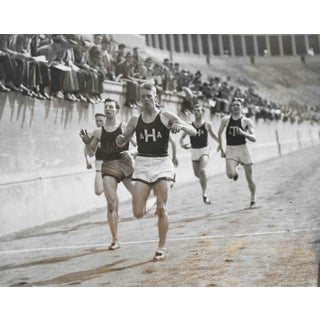 1931 Harvard Track and Field Antique Photograph For Sale