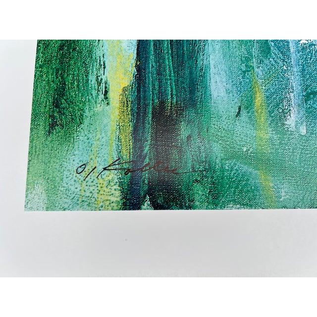 Green Oskar Koller “Alter Baum” 1993 Extra Large, Signed Limited Edition, 88/1000 For Sale - Image 8 of 14