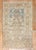 Antique throw heriz rug with a lovely abrash. Compact Herati design with lovely muted colors perfect for a powder room or...
