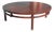 Mid Century Modern Round Walnut Coffee Table by Heritage, C1960s For Sale