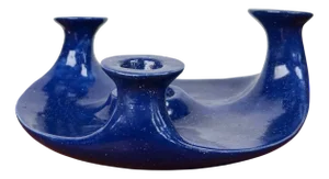 Mid-Century Brutalist German Studio Pottery Candleholder, 1960s