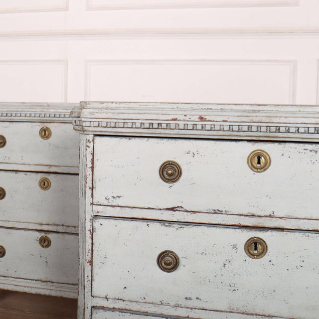 Swedish Commodes, 19th Century, Set of 2 For Sale - Image 4 of 12