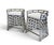 2000 - 2009 Coastal Palecek Thatcher Counter Stools, a Pair For Sale - Image 5 of 17