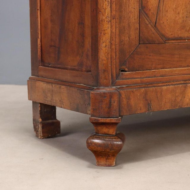 Antique Cupboard Umbertino Walnut, Italy For Sale - Image 9 of 12
