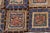 Doris Leslie Blau Vintage American Hooked Geometric Warm Tan Rug Patchwork For Sale - Image 4 of 8