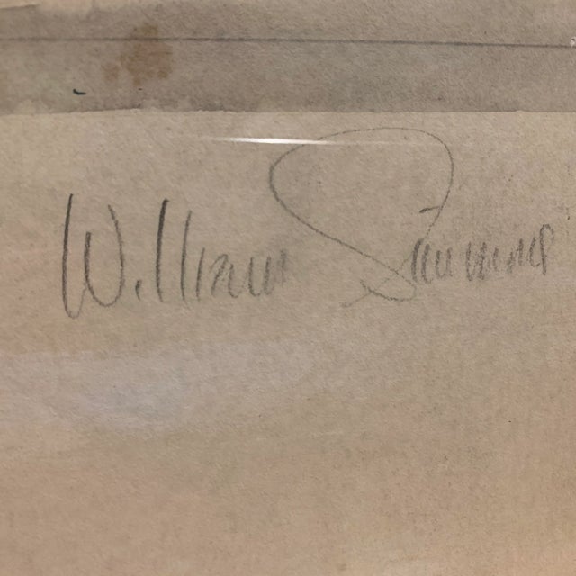 1960s Framed Watercolor Stage Rendering of Titus Andronicus by William Simmons For Sale - Image 9 of 10