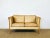 Vintage scandinavian leather sofa from the sixties by stouby. beige leather. comfortable seat. dimensions: h81 l150 p79...