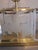 acrylic corner accents. Unlike the more common elongated pillar versions, this rare, wider variation sits at a compact 9"...