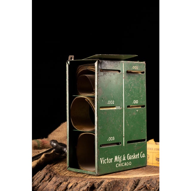 1940s Victor Manufacturing Brass Flashing Cabinet For Sale - Image 4 of 5