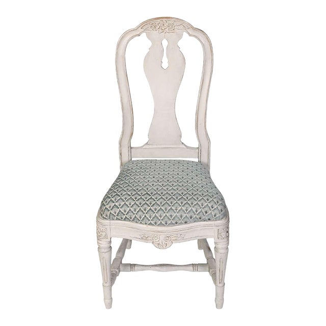 A Set of Six Gustavian Dining Chairs For Sale
