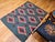 American Vintage Southwestern Kilim Rug, Flat-Woven Wool, Geometric Pattern, Green & Red, 4x5 For Sale - Image 3 of 13