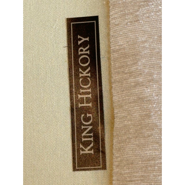 Wood King Hickory Two-Piece Drake Corner Sectional "Crave Irish Cream" Color With Six Matching Decorative Pillows, 2021 For Sale - Image 7 of 10