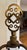 Late 20th Century Large Coral Colored Crackle‑Glaze Ginger Jar Table Lamp With Wooden Ming Base for Palm Beach Regency or Coastal Decor. See Photos! For Sale In New Orleans - Image 6 of 10