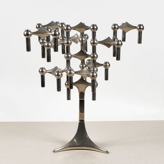 Orion Modular Candelabra by Fritz Nagel for BMF, 1960s For Sale - Image 4 of 14