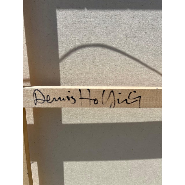 Textile Dennis Hollingsworth, Pop Art Painting Dennis Hollingsworth LA Spanish Artist Post Modernist Abstract, 1997 For Sale - Image 7 of 9