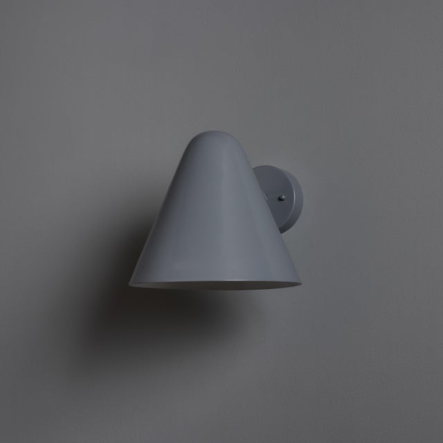 Mid-Century Modern 'ZuZu' Silver Painted Brass Wall Sconce in the Style of Jacques Biny For Sale - Image 16 of 18