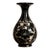 Chinese Ceramic Vase Cizhou Ware Black Glaze Porcelain Yuhuchun Vase Hand Carved Flowers Pattern For Sale