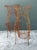 Mid 20th Century Vintage Distressed Wire Plant Stands - A Pair For Sale - Image 5 of 12