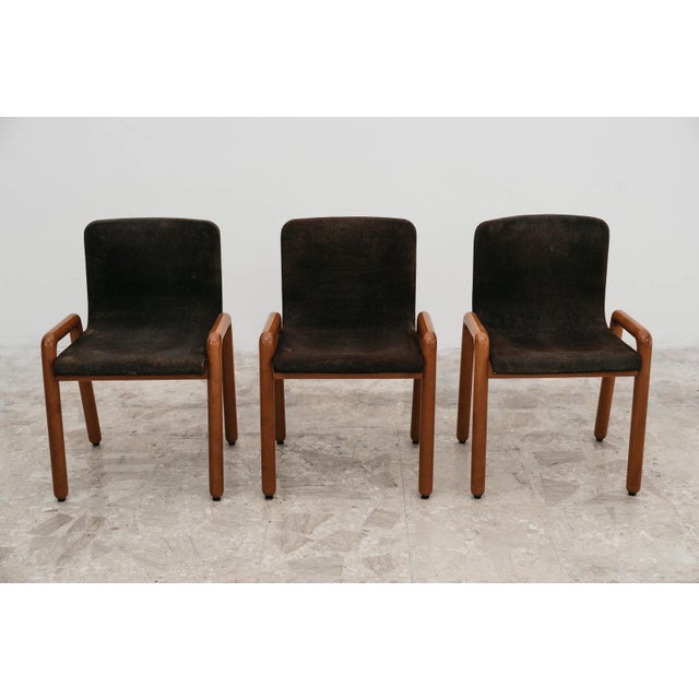 1970s Dilos Armchairs by Guido Faleschini for I4 Mariani, 1970s, Set of 3 For Sale - Image 5 of 12
