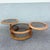 Mid-Century Modern Mid Century Modern Three Tier Oak and Smoked Glass Swivel Coffee Table For Sale - Image 3 of 10