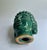 Vintage Pierced Glossy Green Glazed Ceramic Buddha Head For Sale - Image 14 of 16