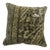 Green Malayer Rug Pillow rug no. p2081 For Sale
