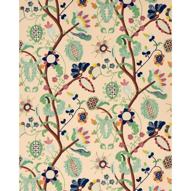 Inspired by a fabric in our archive, Mandevilla Embroidery in document is a large-scale allover tree of life pattern...