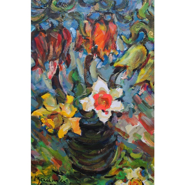 Dzidra Bauma, Tulips and Daffodils, 2007, Mixed Media on Paper For Sale - Image 4 of 6
