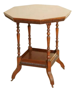 Arts & Crafts Octagonal Occasional Side Table by James Schoolbred