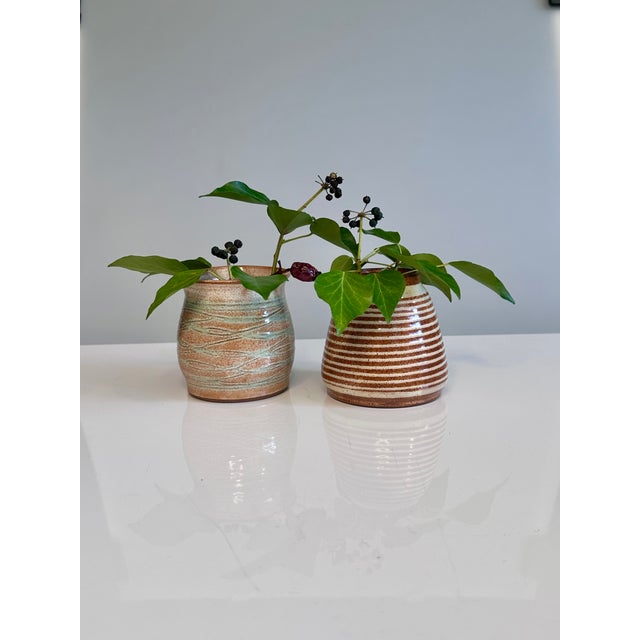 1980s Studio Ceramic Vases by Helma Klett, Germany, 1980s, Set of 2 For Sale - Image 5 of 15