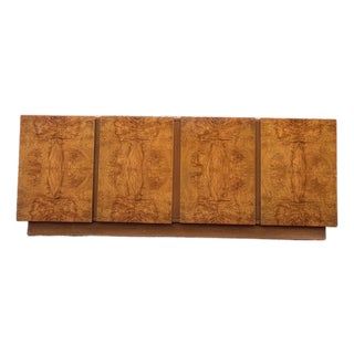 Late 20th Century Roland Carter for Lane Alpha Burl Credenza For Sale