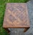 Henredon Oak Square Table Parquet Top Reeded Parsons Legs Mid Century End For Sale In Philadelphia - Image 6 of 14