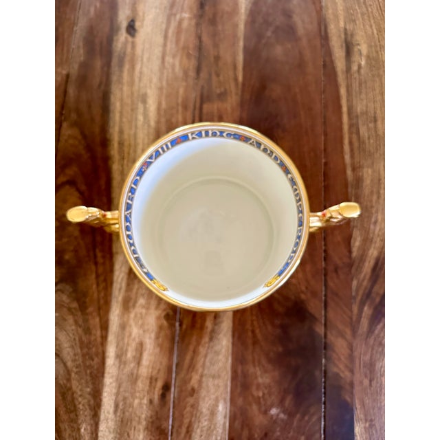 White 1930s Edward VIII Coronation Loving Cup For Sale - Image 8 of 10