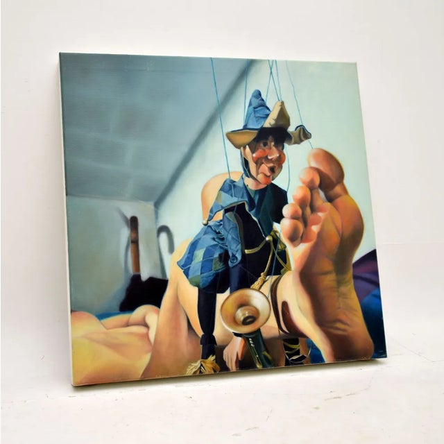 A fantastic contemporary oil painting on canvass by Josep Moncada titled: Where are you taking me? Josep Moncada (b. 1967)...