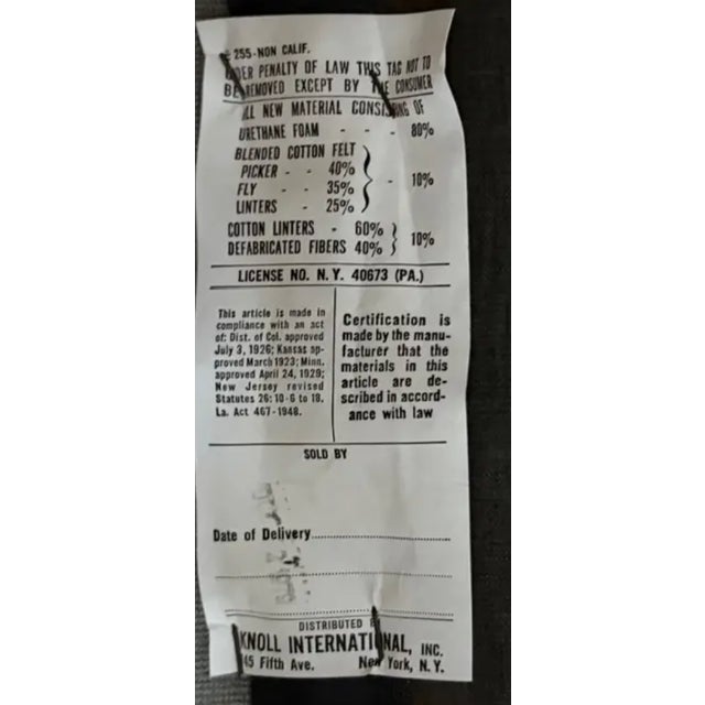 Mid Century Knoll International Brno Tubular Chrome Cantilever Chairs - Signed and Dated 1979 For Sale - Image 14 of 17