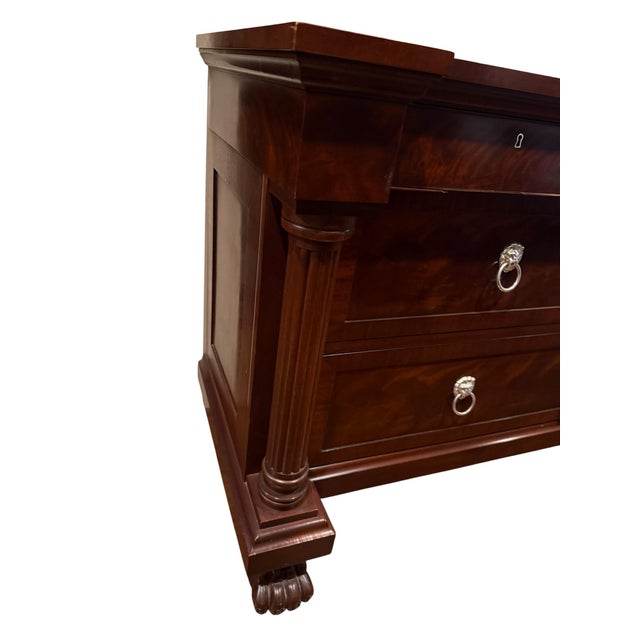Ralph Lauren by Henredon, Regency-Style Chest/ Dresser/ Side Board, Vintage Shiny Mahogany, For Sale - Image 10 of 12