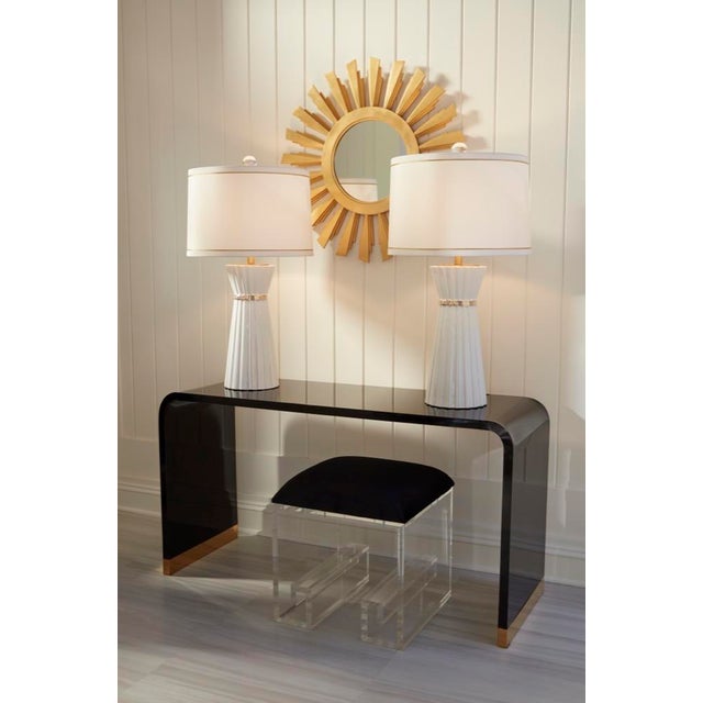 Wildwood Mykonos Velvet Stool For Sale In Raleigh - Image 6 of 11