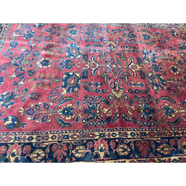 Antique Persian Mohajeran Sarouk Rug For Sale - Image 4 of 7