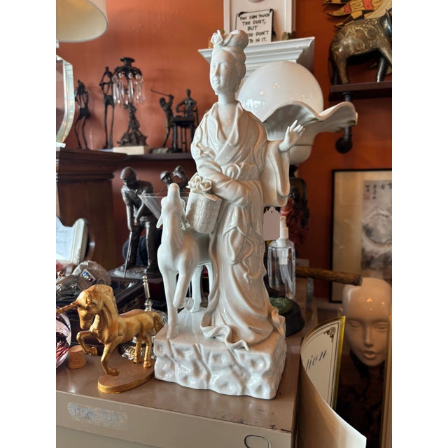 1970s 1970s Chinese Porcelain Blanc De Chine For Sale - Image 5 of 5