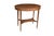 Antique English Hepplewhite Carved Bellflower Mahogany Caned Oval Side Table For Sale In Baltimore - Image 6 of 12