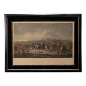 The Bedale Hunt - w.h. Simmons Engraving, 1842