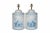 A Pair Vintage English Export Tea Caddy Hand-Painted Chinoiserie Figurines Table Lamp For Sale - Image 10 of 10