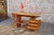 Mid-Century Writing Desk in Oak by B. Landsman, Czech, 1950s For Sale - Image 10 of 11