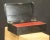 Wood Black Writing Desk with Key For Sale - Image 7 of 9