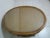 Brown 1980s Rattan Bamboo Oval End Table Glass Top Two Tier One Drawer For Sale - Image 8 of 12