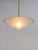 Gold Vintage Italian Glass and Brass Pendant Lamp by Tre Ci Luce, 1980s For Sale - Image 8 of 18