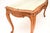 Brown Vintage French Carved Walnut Coffee Table with Marble Top, 1930 For Sale - Image 8 of 11