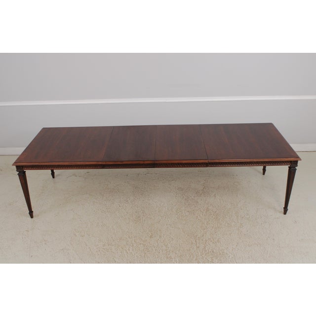 Hickory Chair Furniture Company Hickory Chair French Style Dining Table For Sale - Image 4 of 13