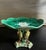 Antique English Majolica Pond Lily Compote With Stork , C. 1880's For Sale - Image 16 of 16